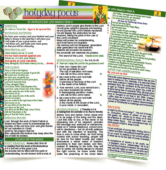 St. Patrick's MISSALETTE YEAR A
